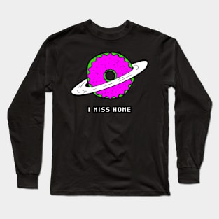 I Miss Home Planet Donut Donut Resist Donut Judge Cute Donut Economics Long Sleeve T-Shirt